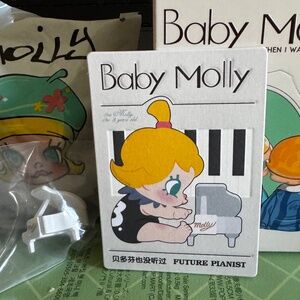 Pop Mart Baby Molly - When I Was 3 - Future Pianist - New